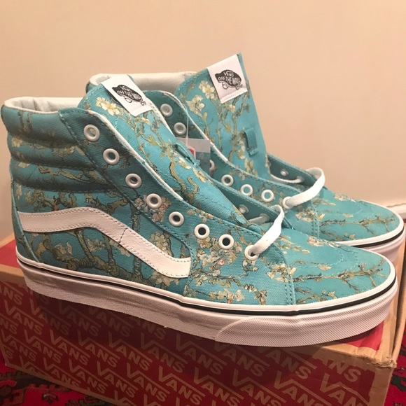 vans sk8 hi almond blossom